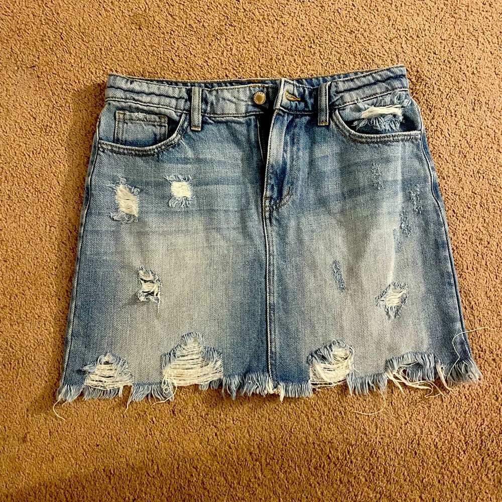 Jean Mini Skirt